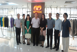 谢侃武总经理一行前往省纺股份进行交流座谈