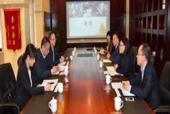 纺织商会王宇副会长一行莅临轻出调研