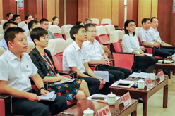 集团公司方贵权董事长等领导来我司宣布重要人事任免决定